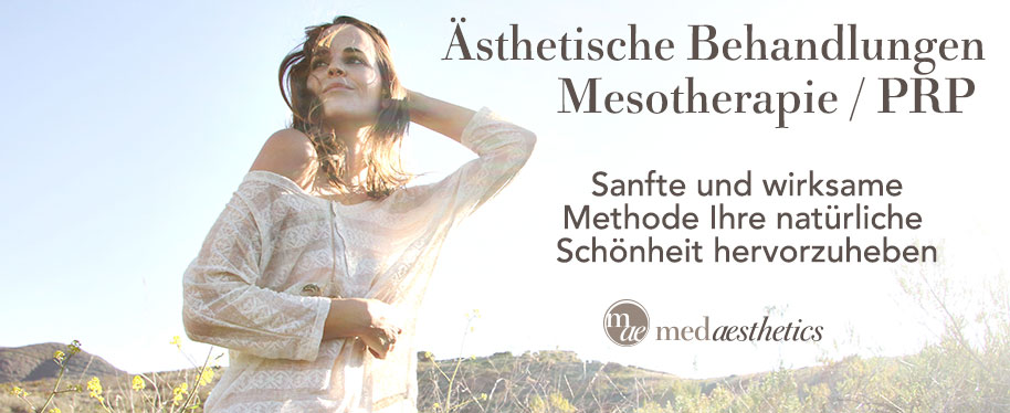 Mesotherapie, PRP usw.